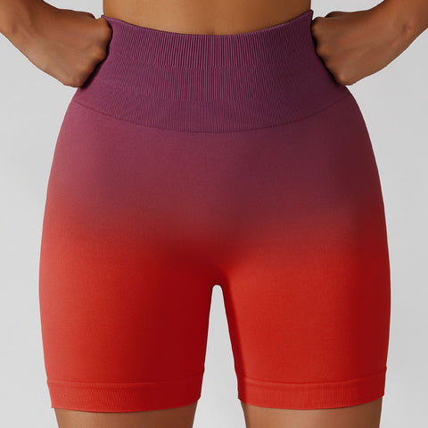 Gradient Seamless Yoga Shorts