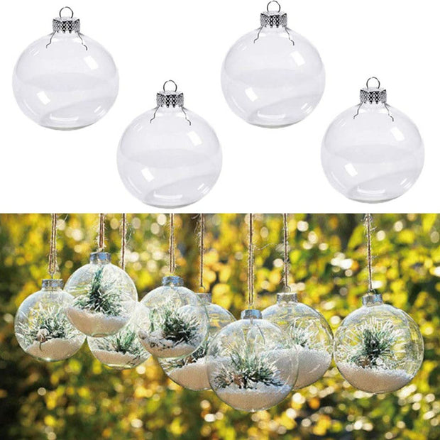 DIY Seasonal Transparent Ball 6pcs 6/8/10CM