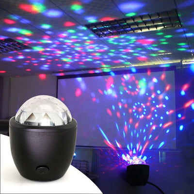 Mini USB Disco Ball Travel Light