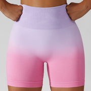 Gradient Seamless Yoga Shorts