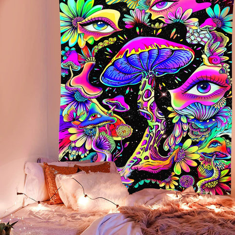 UV Reactive Hanging Wall Tapestry