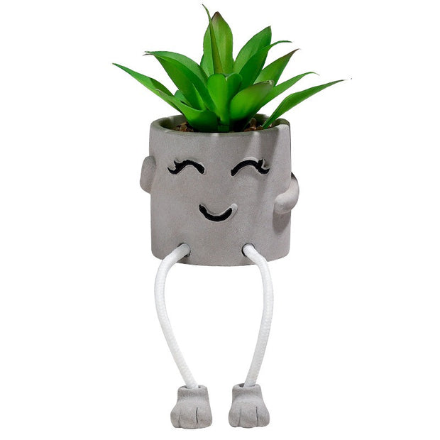 Succulent Smile Pot