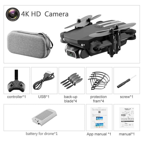 Pocket Drone 4k Foldable Quadcopter