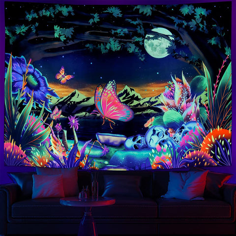 UV Reactive Hanging Wall Tapestry