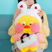 50CM Kawaii LaLafanfan Cafe Duck Plush Toy