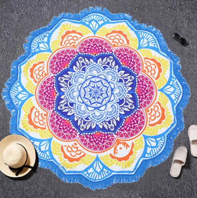 Colourful Mandala Beach Towel