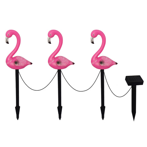 LED Solar Flamingo Desert Garden Light