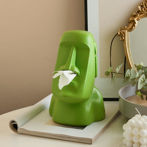 Moai Statue Paper Box