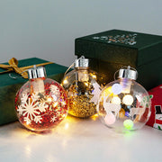 Colourful LED Transparent Ball Lights: Christmas Edition