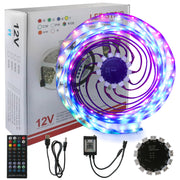 LED Sound Activated Light Drum Fireworks