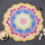 Colourful Mandala Beach Towel