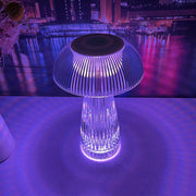 Nordic Creative Table Led Colorful Touch Decorative Atmosphere Diamond Crystal Lamp Jellyfish Night Light