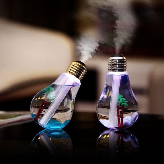 LED Ultrasonic Bulb - Humidifier & Oil Diffuser