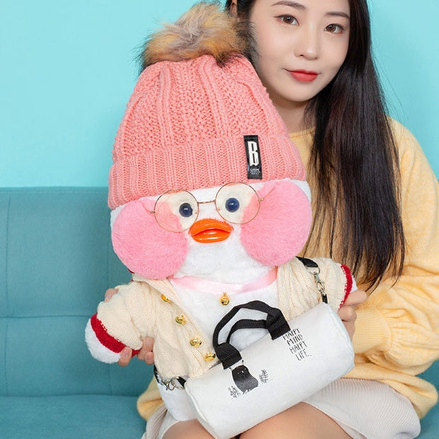 50CM Kawaii LaLafanfan Cafe Duck Plush Toy