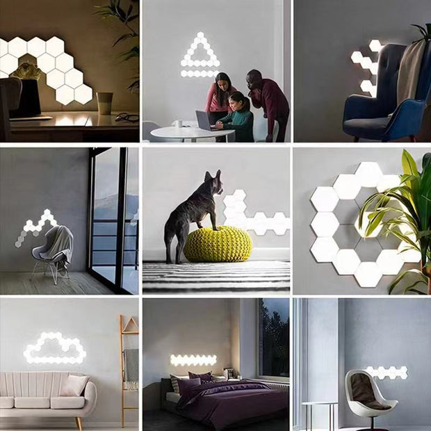 Honeycomb Atmosphere Light w/ Voice Control