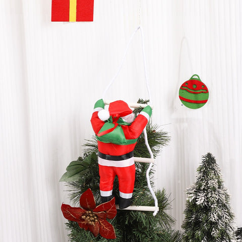 25cm Santa Ladder Hanging Decor