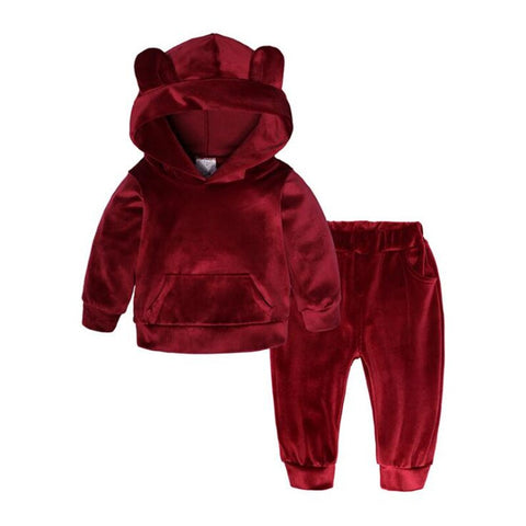 Kids Velvet Tracksuit