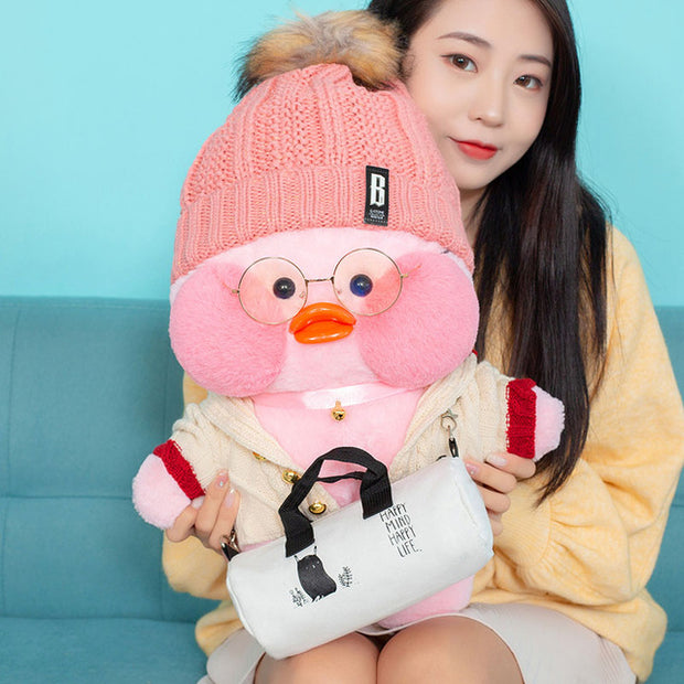 50CM Kawaii LaLafanfan Cafe Duck Plush Toy