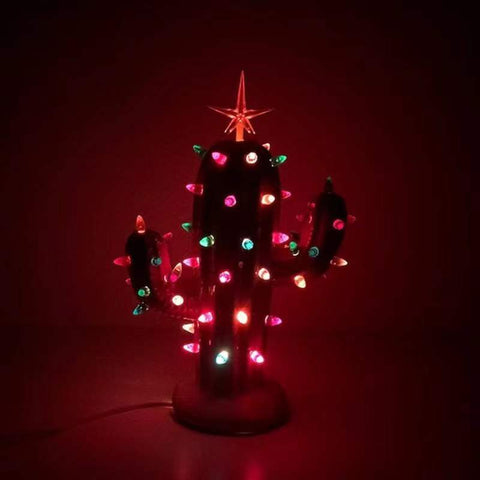 New Cactus Resin Decoration Led