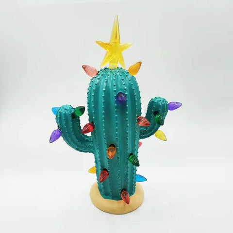 New Cactus Resin Decoration Led