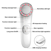 7 in 1 Home Iontophoresis Electric Facial Cleanser