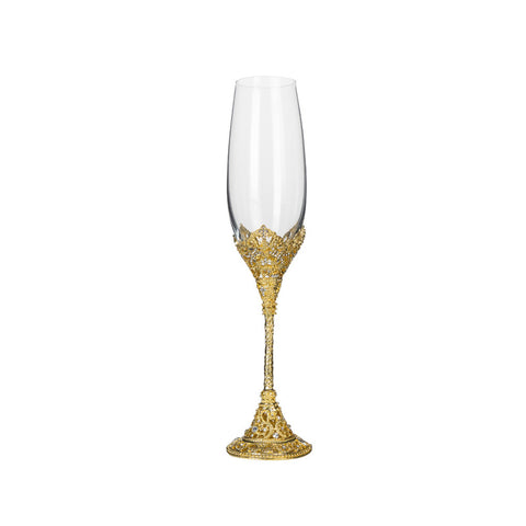 Vintage Champagne Crystal Glasses