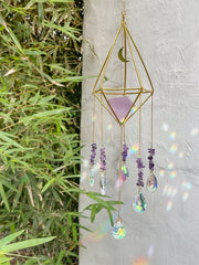 Handmade Rainbow Crystal Suncatcher