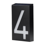 Solar Powered House Number Sign