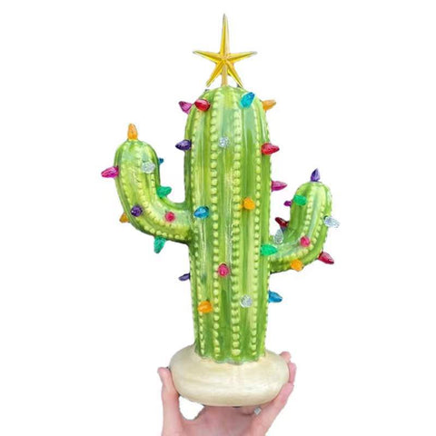 New Cactus Resin Decoration Led