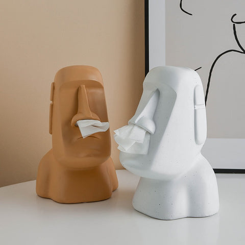 Moai Statue Paper Box