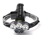 LED Headlamp 5 CREE XM-L T6 15000 lumens LED