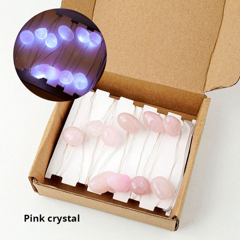 Natural Pink Amethyst Lights