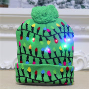 Luminous Xmas Knitted LED Hat