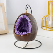 Natural Amethyst Cave Light