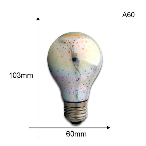 3D retro Vintage Edison Bulb Lamp