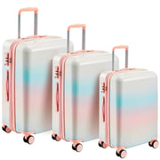 Cotton Candy Hardshell 3 Piece Suitcases