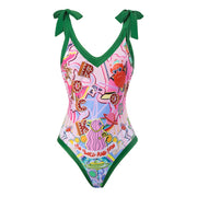 New you One Piece Bikini & Skirt