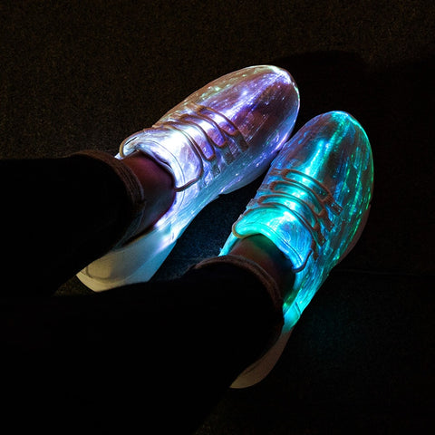 Unisex Fiber Optic Nebula Shoes