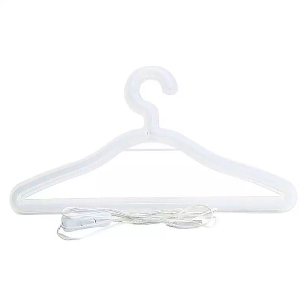 LED Neon Clothes Hanger Rack