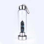 Natural Crystal Quartz Crystal Gemstone Water Bottle