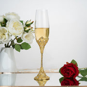 Vintage Champagne Crystal Glasses