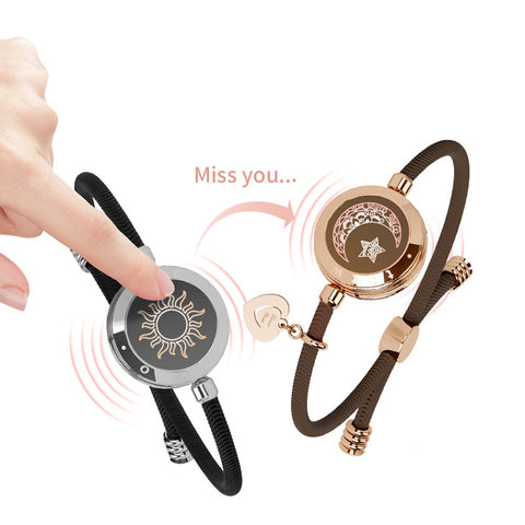 Long Distance Touch Couple Bracelets