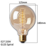 Retro Vintage Edison Bulb E27 40w 220v Ampoule Vintage Bulb Edison Lamp Filament Incandescent Light Bulb Led Retro Lamp Decor