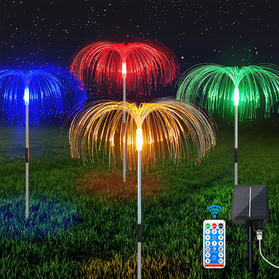 Solar Jellyfish Fiber Optic Lights