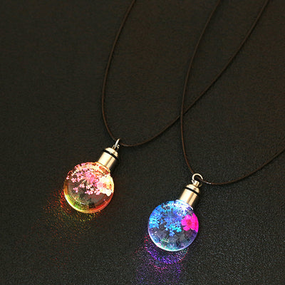 Dry Flower LED Pendant