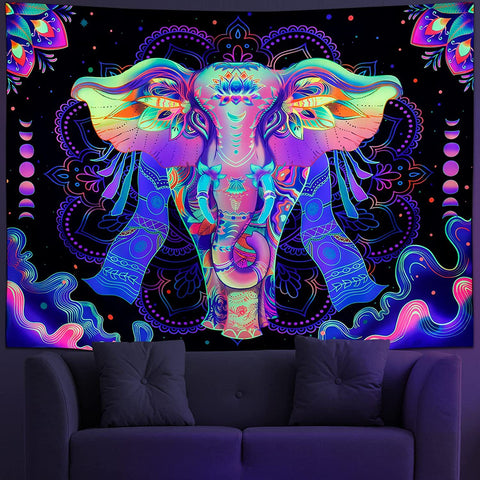 UV Reactive Hanging Wall Tapestry