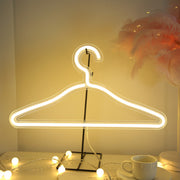 LED Neon Clothes Hanger Rack