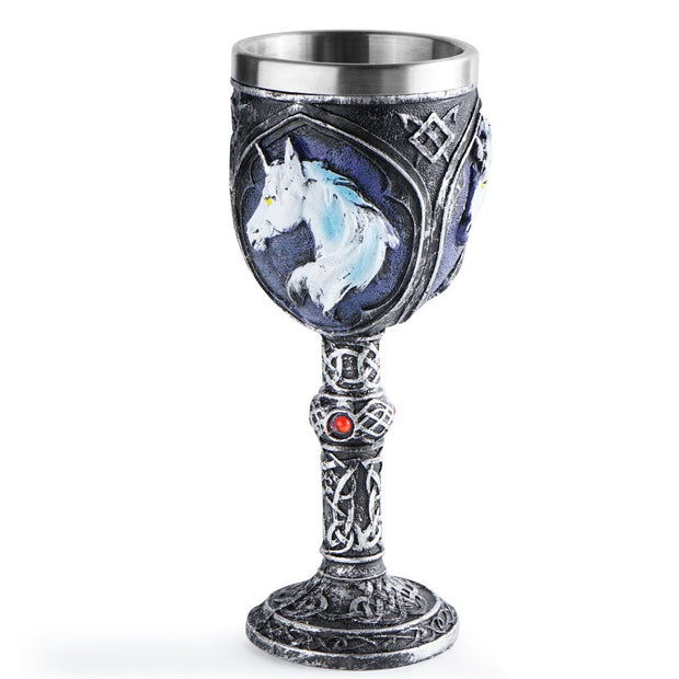 Unicorn Resin Wine glass