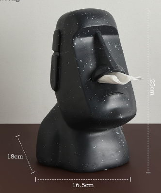 Moai Statue Paper Box