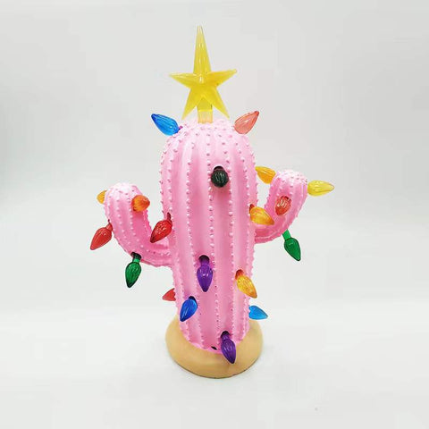 New Cactus Resin Decoration Led